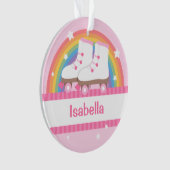 Petite patinoire Rainbow et Stars Personnalisés (devant)