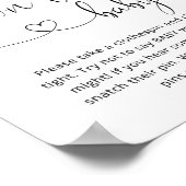 Petite pêche Ne pas dire jeu de baby shower Poster (Coin)