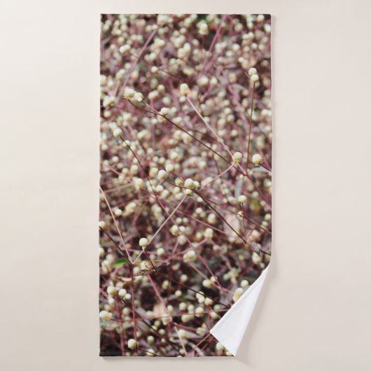 Petite petite boule mignonne en forme de buisson b (Serviette de bain)