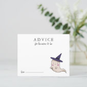 Petite petite fille Boo conseils pour maman carte (Debout devant)