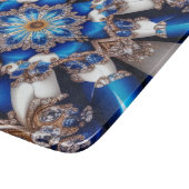 Petite planche à découper en verre aux couleurs ar (Coin)