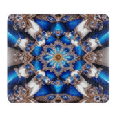 Petite planche à découper en verre aux couleurs ar (Devant)