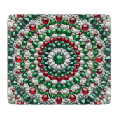 Petite planche à découper en verre aux couleurs it (Devant)