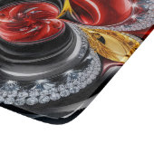 Petite planche à découper en verre avec couleurs A (Coin)