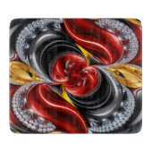 Petite planche à découper en verre avec couleurs A (Devant)