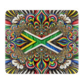 Petite planche à découper en verre avec couleurs d (Devant)