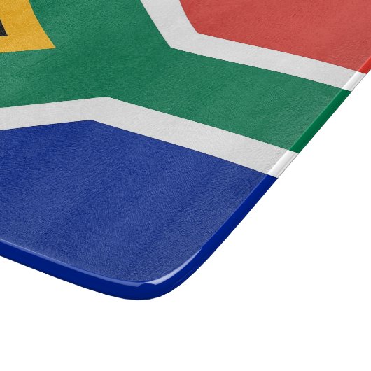 Petite planche à découper en verre avec drapeau d' (Coin)