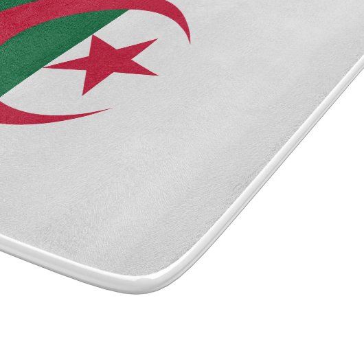 Petite planche à découper en verre avec drapeau d' (Coin)