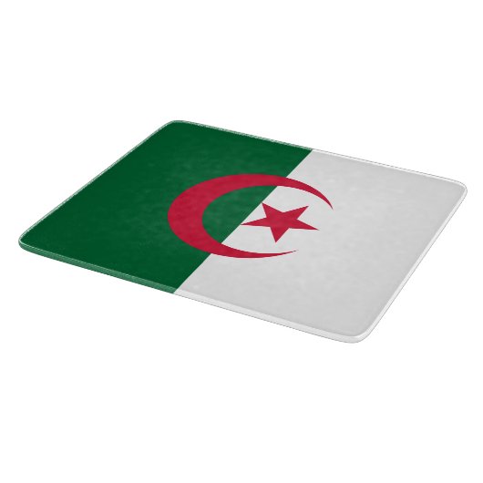 Petite planche à découper en verre avec drapeau d' (Coin)