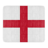 Petite planche à découper en verre avec drapeau d' (Devant)