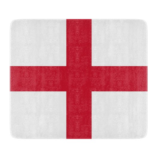 Petite planche à découper en verre avec drapeau d' (Devant)