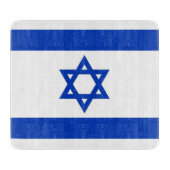 Petite planche à découper en verre avec drapeau d' (Devant)