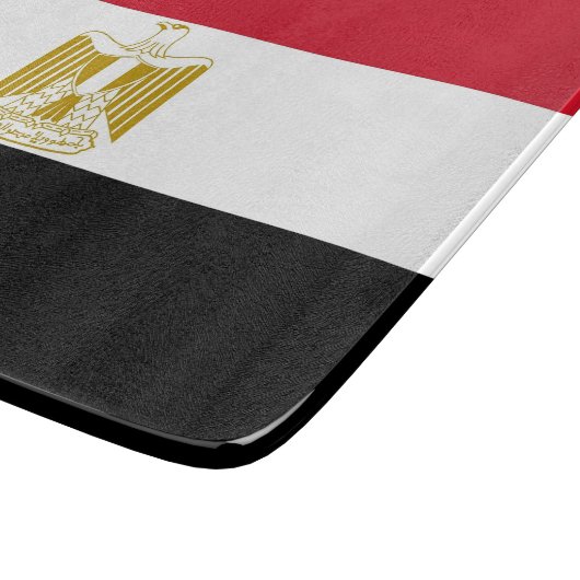 Petite planche à découper en verre avec drapeau d' (Coin)