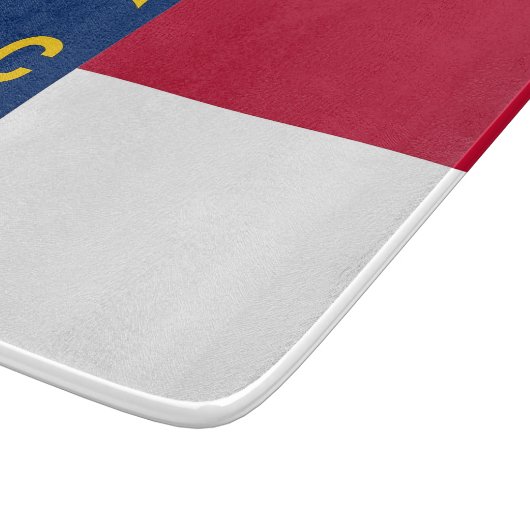 Petite planche à découper en verre avec drapeau de (Coin)