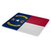 Petite planche à découper en verre avec drapeau de (Coin)