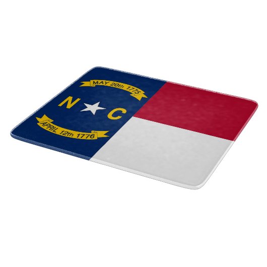 Petite planche à découper en verre avec drapeau de (Coin)