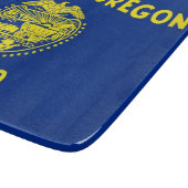 Petite planche à découper en verre avec drapeau de (Coin)