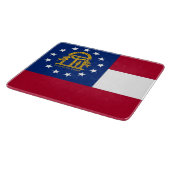 Petite planche à découper en verre avec drapeau de (Coin)