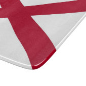 Petite planche à découper en verre avec drapeau de (Coin)