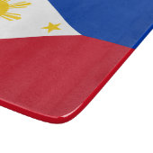 Petite planche à découper en verre avec drapeau de (Coin)