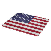 Petite planche à découper en verre avec drapeau de (Coin)