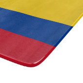 Petite planche à découper en verre avec drapeau de (Coin)