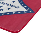 Petite planche à découper en verre avec drapeau de (Coin)