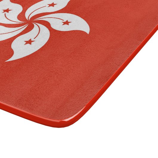 Petite planche à découper en verre avec drapeau de (Coin)