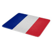 Petite planche à découper en verre avec drapeau de (Coin)