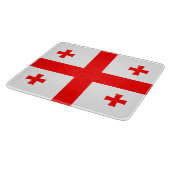 Petite planche à découper en verre avec drapeau de (Coin)