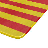 Petite planche à découper en verre avec drapeau de (Coin)