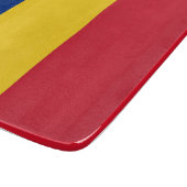 Petite planche à découper en verre avec drapeau de (Coin)