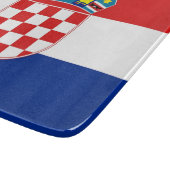 Petite planche à découper en verre avec drapeau de (Coin)