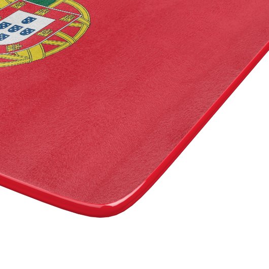 Petite planche à découper en verre avec drapeau du (Coin)