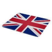 Petite planche à découper en verre avec drapeau du (Coin)