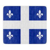 Petite planche à découper en verre avec drapeau du (Devant)