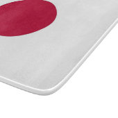 Petite planche à découper en verre avec drapeau du (Coin)