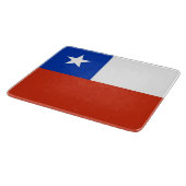 Petite planche à découper en verre avec drapeau du (Coin)