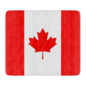 Petite planche à découper en verre avec drapeau du (Devant)