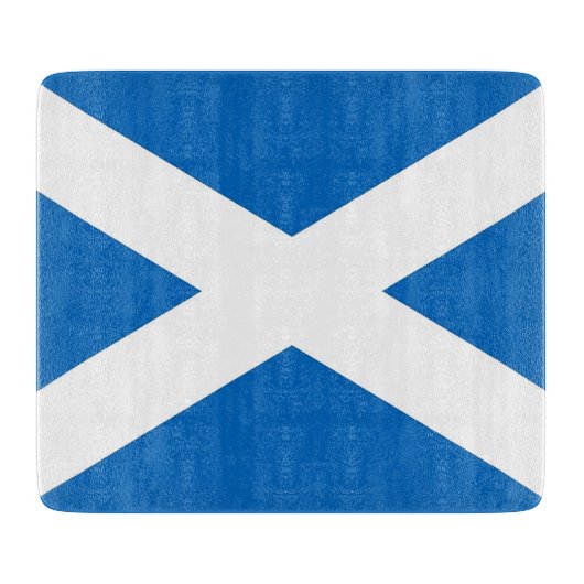 Petite planche à découper en verre avec drapeau éc (Devant)