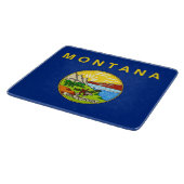 Petite planche à découper en verre avec drapeau Mo (Coin)