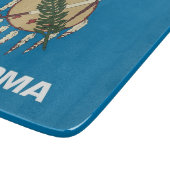 Petite planche à découper en verre avec drapeau Ok (Coin)