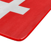 Petite planche à découper en verre avec drapeau su (Coin)