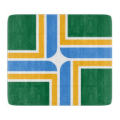 Petite planche à découper en verre avec le drapeau (Devant)