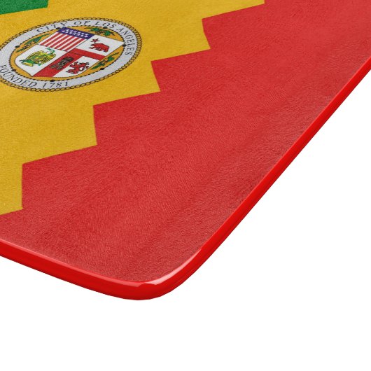 Petite planche à découper en verre avec le drapeau (Coin)