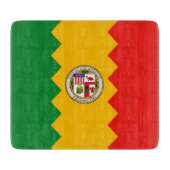 Petite planche à découper en verre avec le drapeau (Devant)