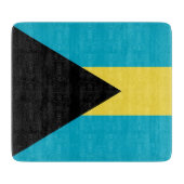 Petite planche à découper en verre avec le drapeau (Devant)