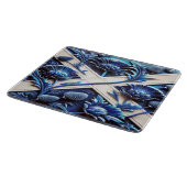 Petite planche à découper en verre avec Scottish T (Coin)