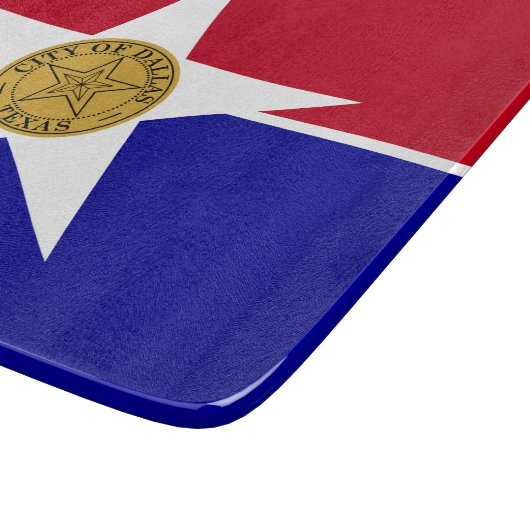 Petite planche à découper en verre- drapeau de Dal (Coin)