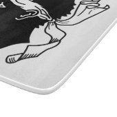 Petite planche à découper en verre- drapeau de la  (Coin)